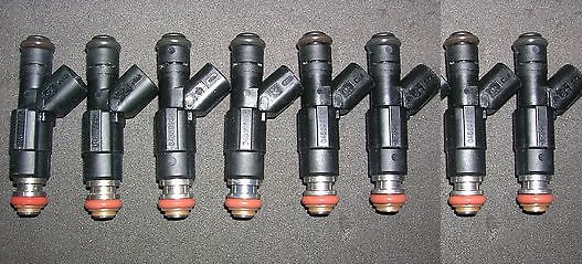 Performance 4-Hole Upgraded Fuel Injectors Jeep-Dodge 4.7L Set 8 - Click Image to Close